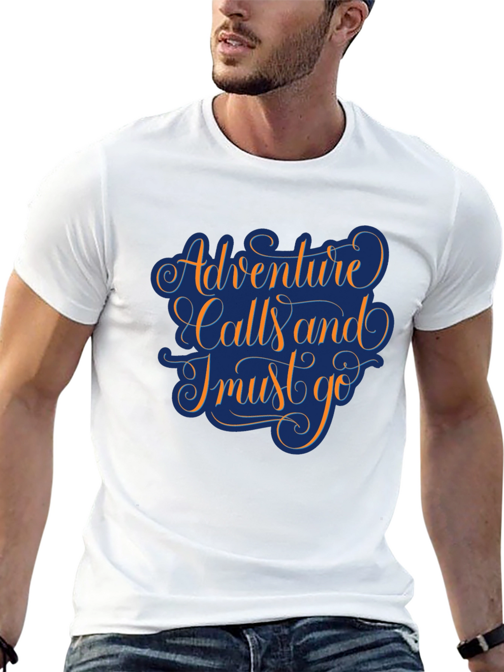 Adventure Calls Black T-Shirt