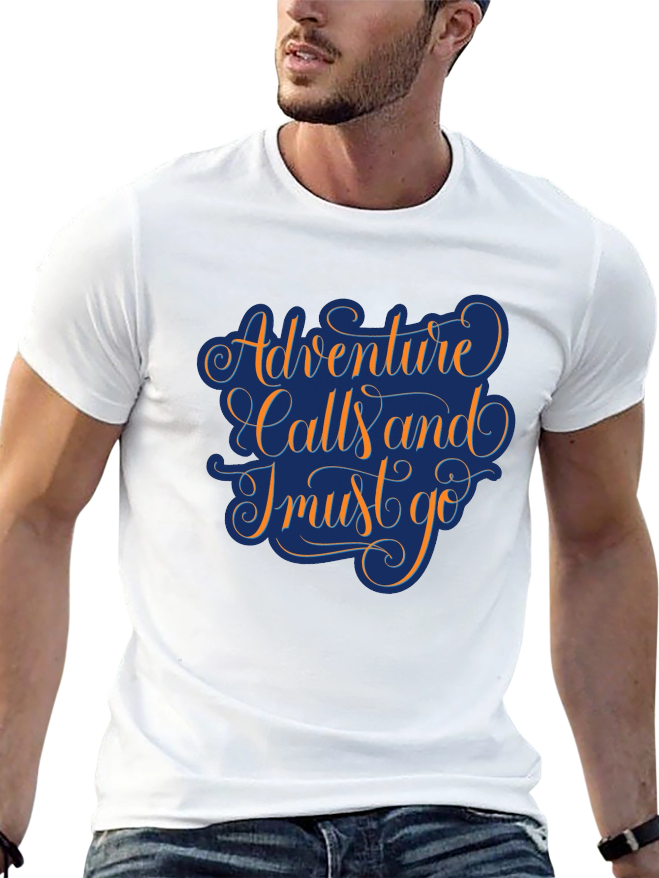 Adventure Calls Black T-Shirt