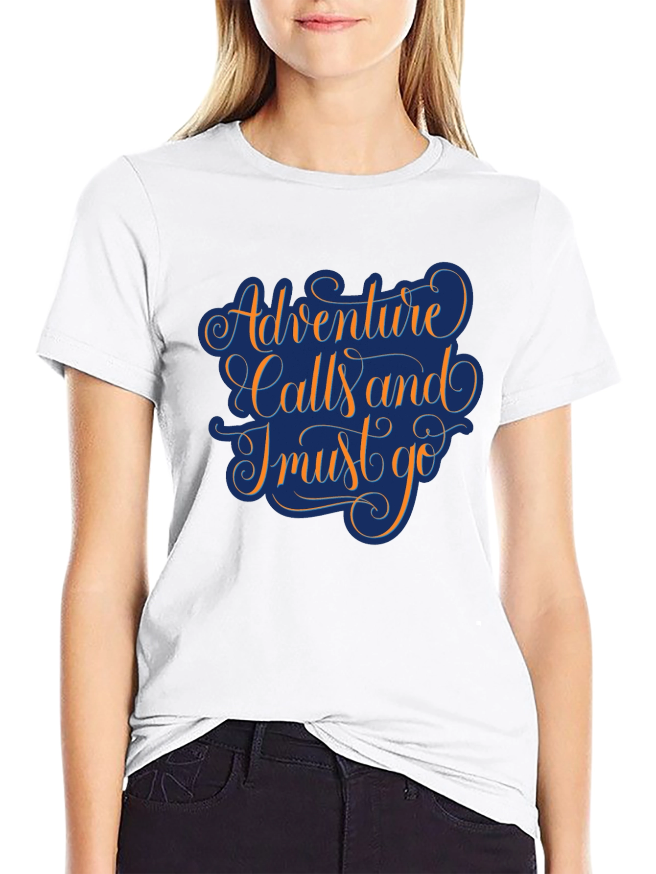 Adventure Calls Black T-Shirt