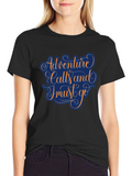 Adventure Calls Black T-Shirt