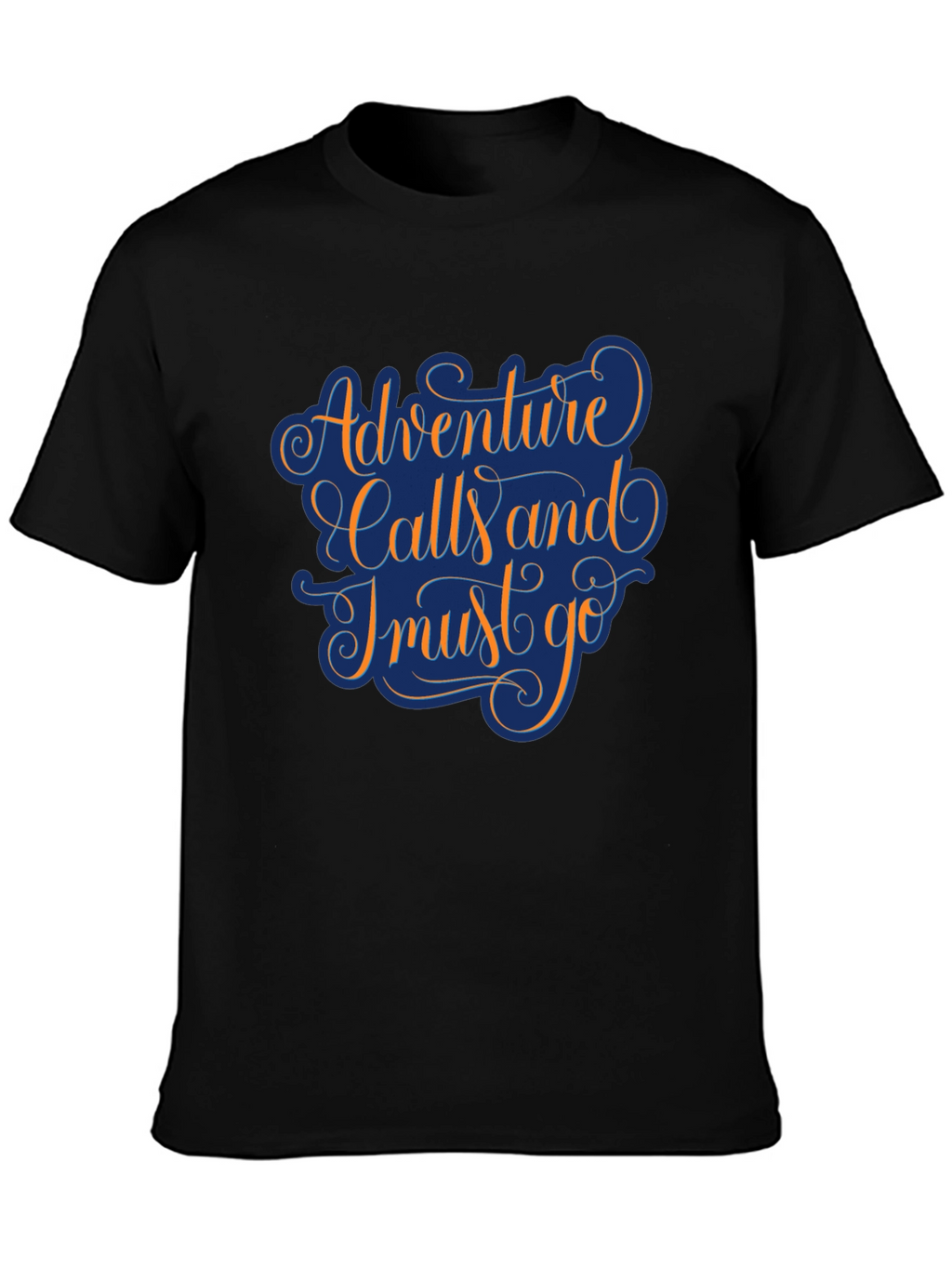 Adventure Calls Black T-Shirt