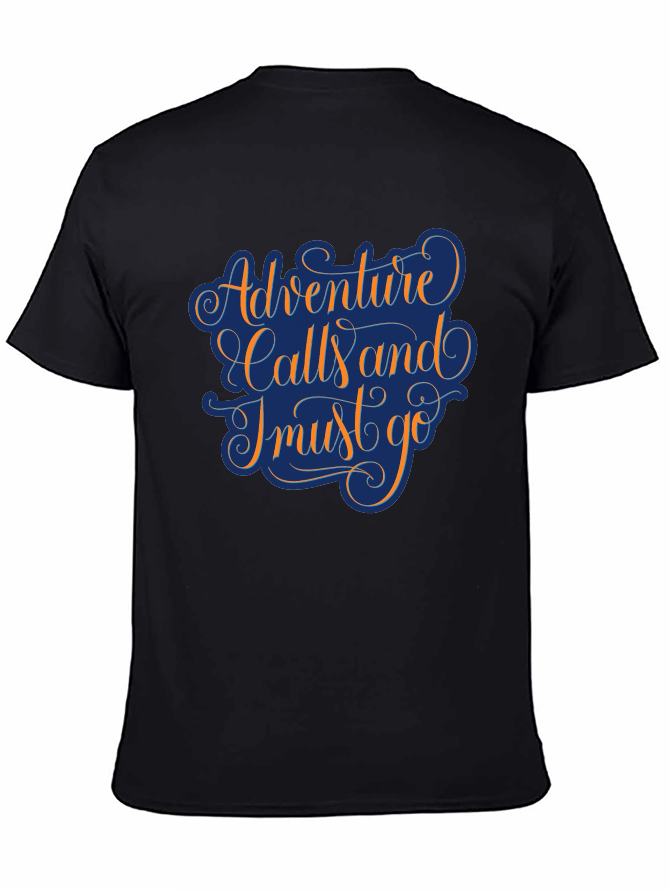 Adventure Calls Black T-Shirt