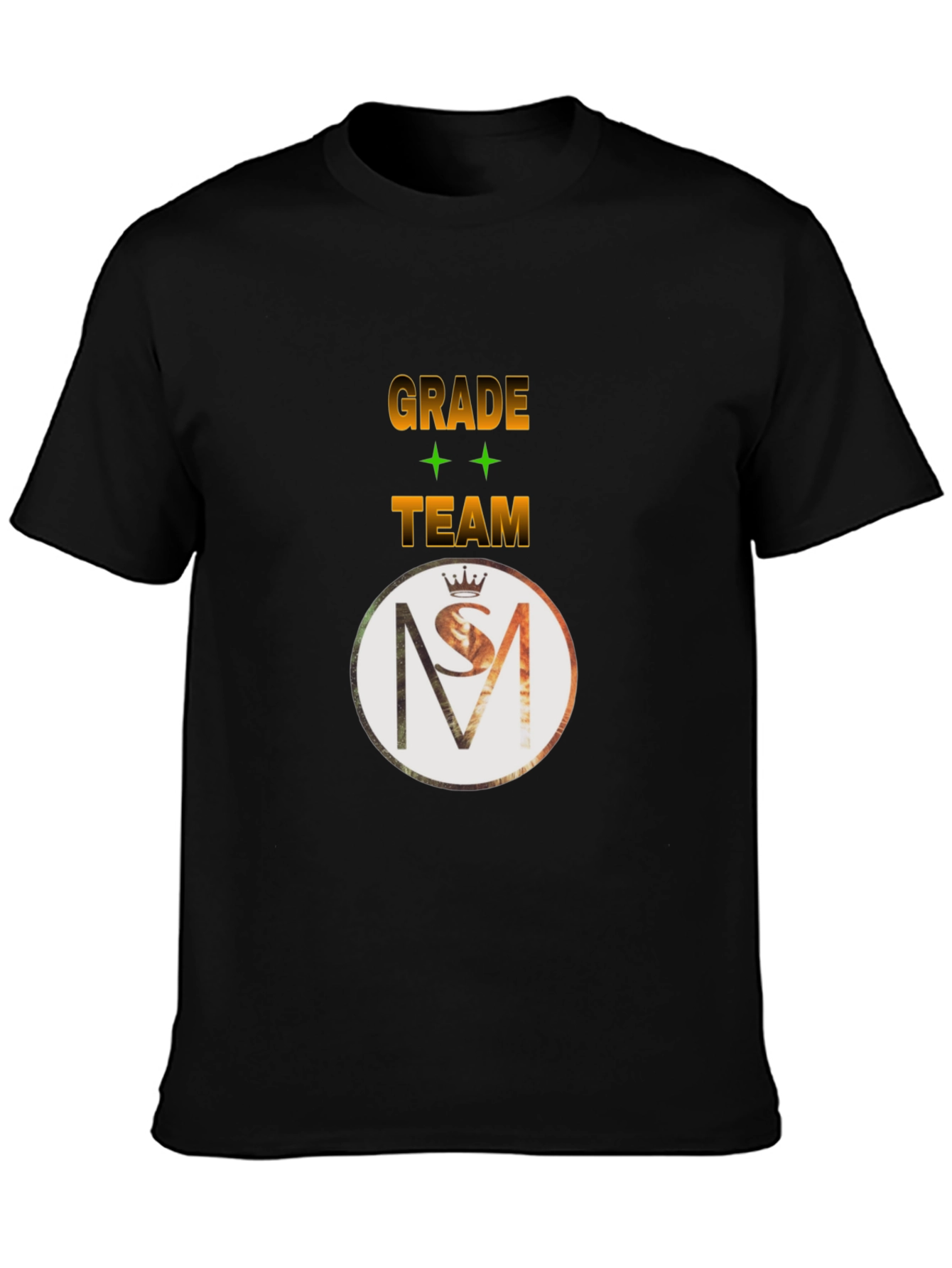 Grade Team T-Shirt - Black Cotton Blend