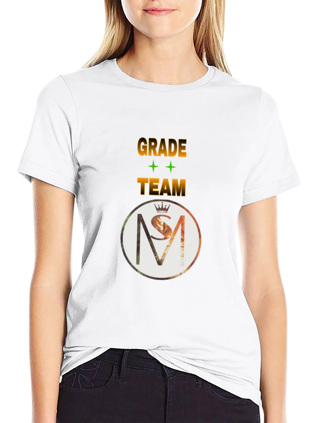 Grade Team T-Shirt - Black Cotton Blend