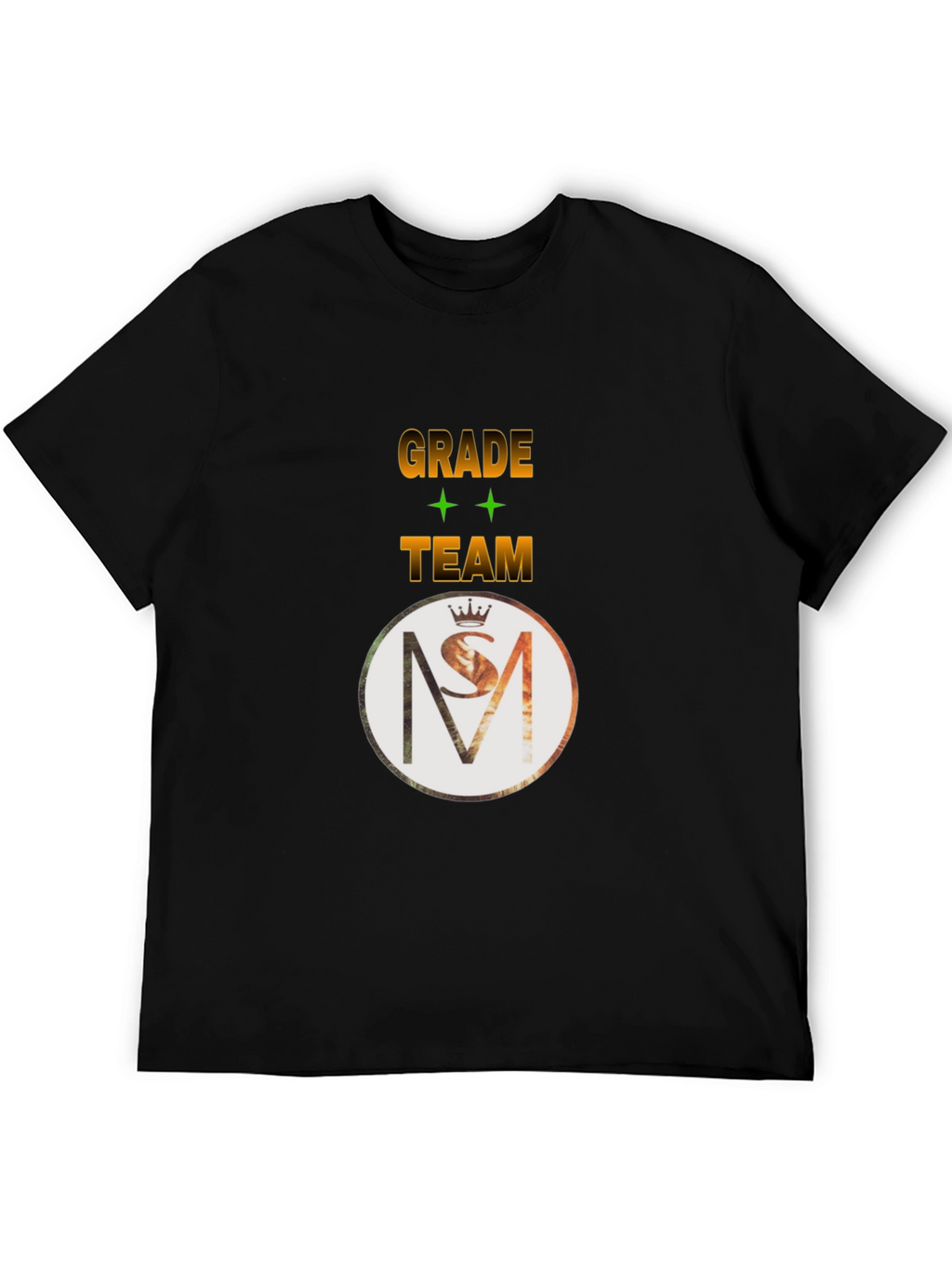 Grade Team T-Shirt - Black Cotton Blend