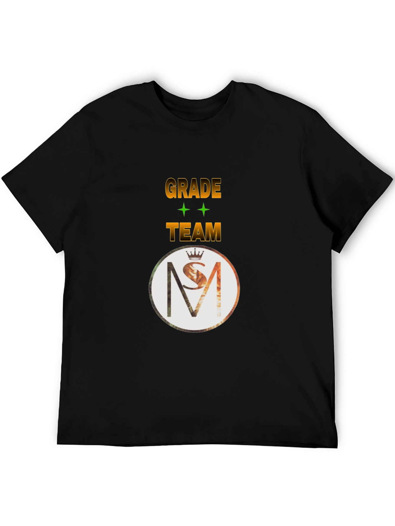 Grade Team T-Shirt - Black Cotton Blend