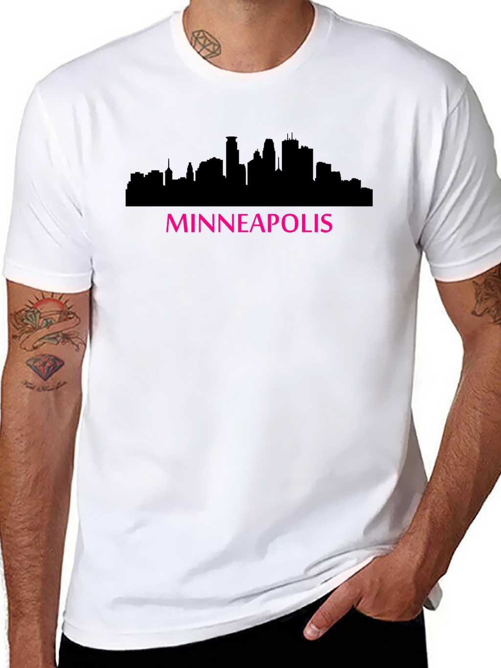 Minneapolis Skyline Graphic T-Shirt