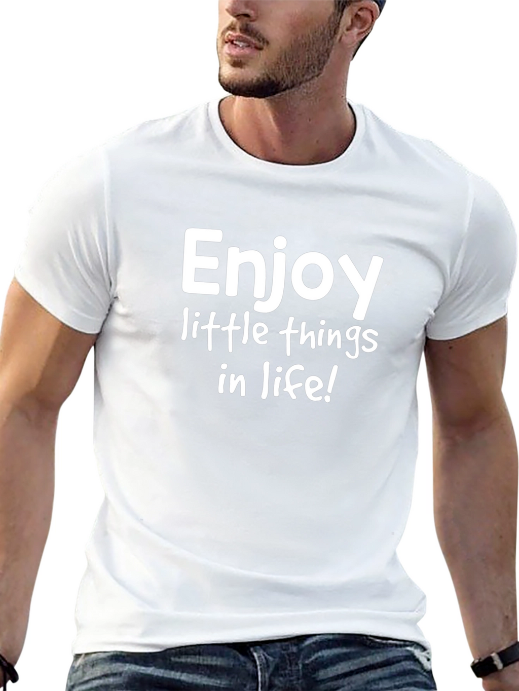 Enjoy Little Things in Life T-Shirt Black