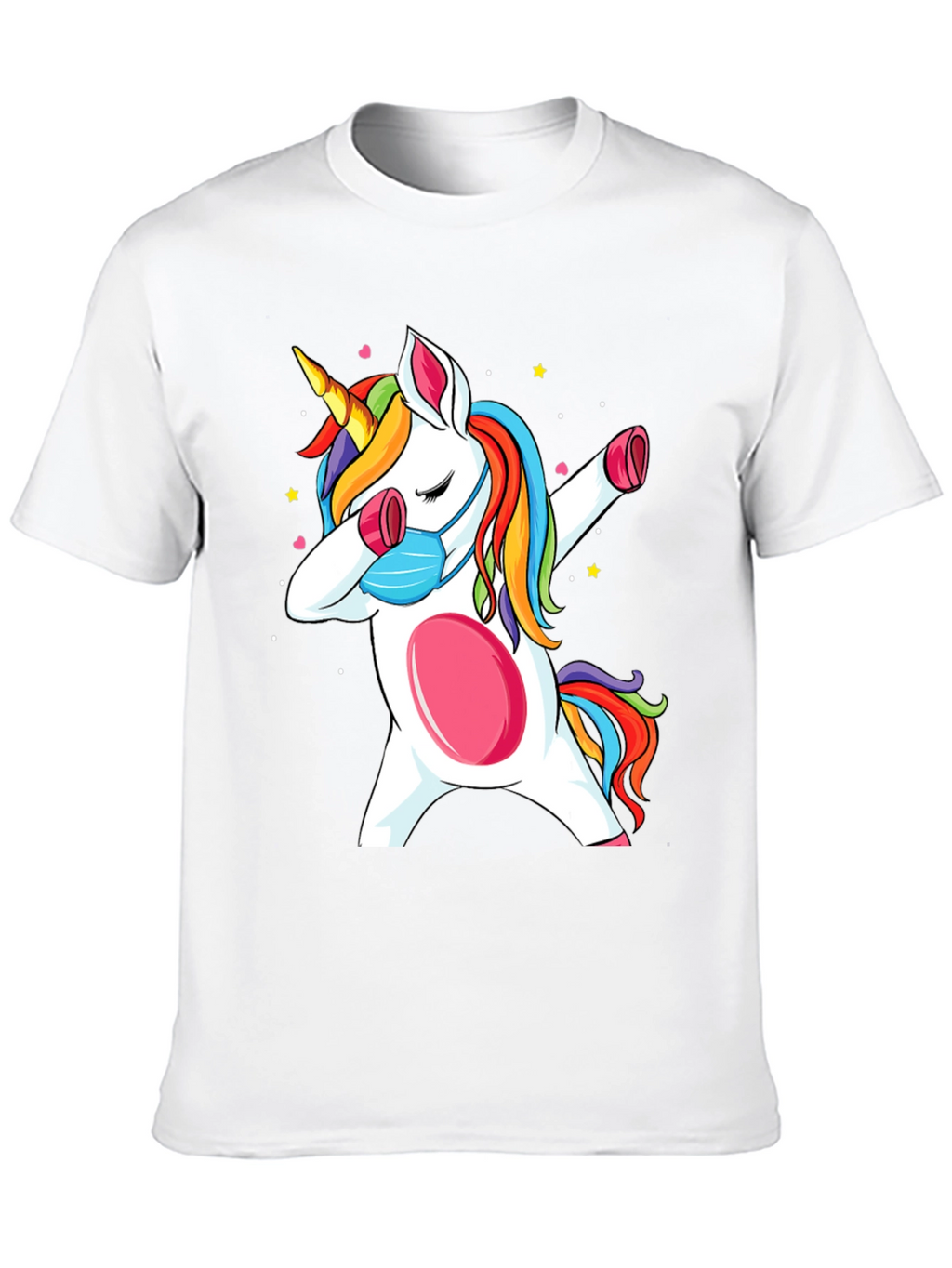 Dabbing Unicorn Mask T-Shirt