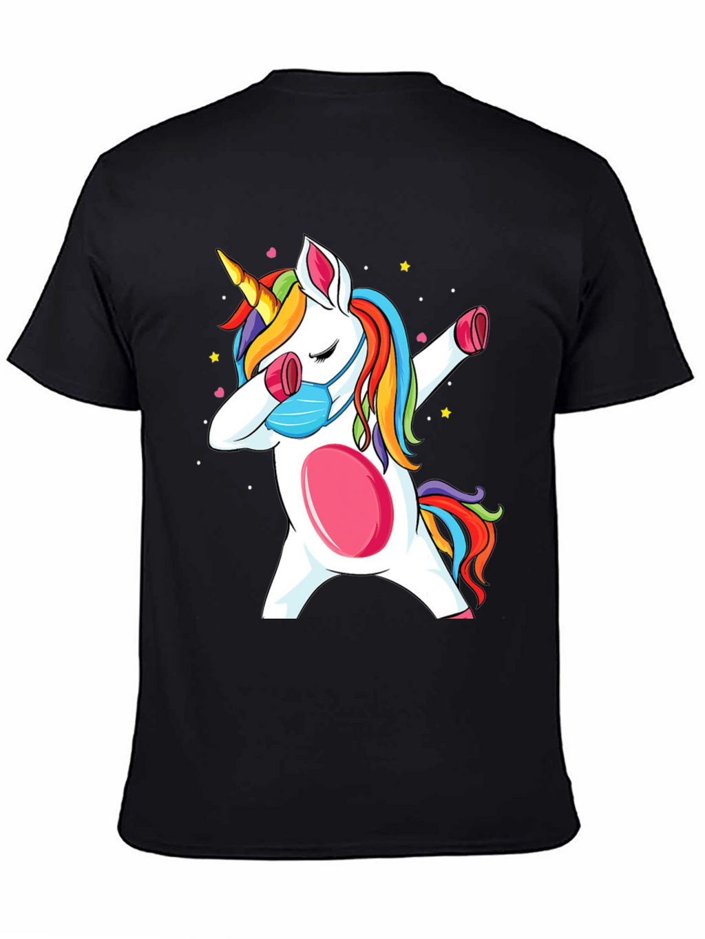 Dabbing Unicorn Mask T-Shirt