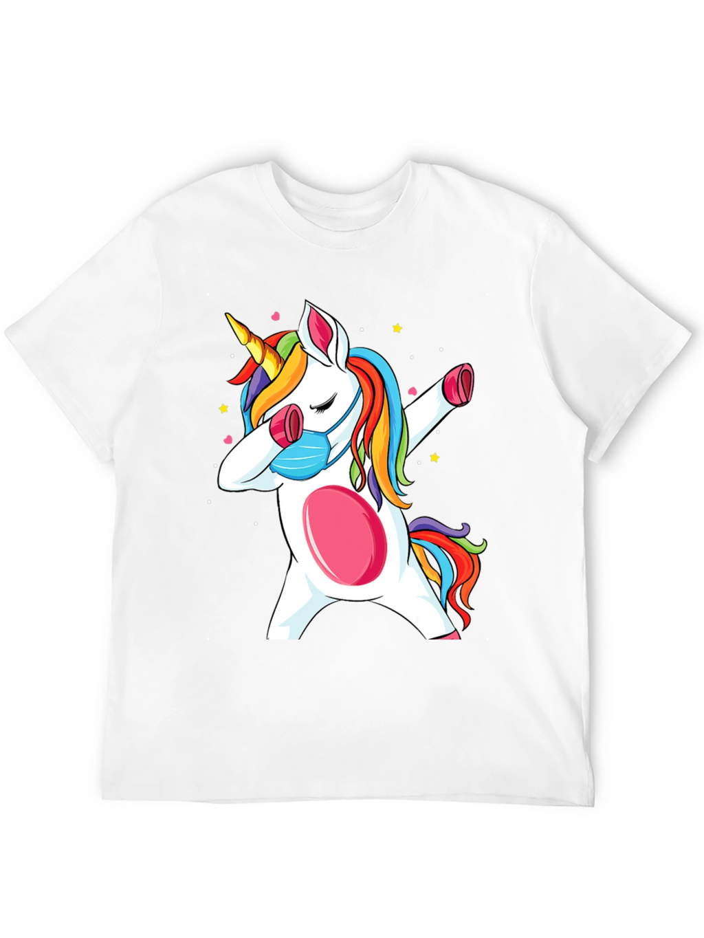 Dabbing Unicorn Mask T-Shirt