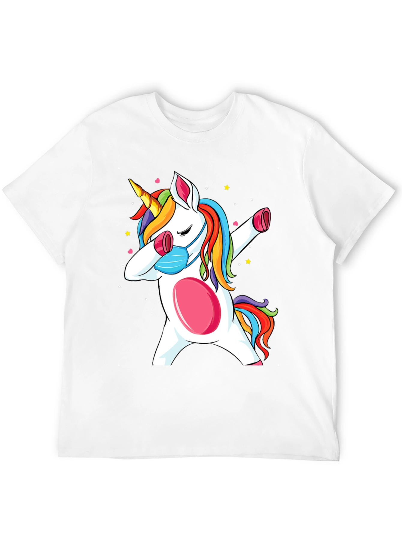 Dabbing Unicorn Mask T-Shirt