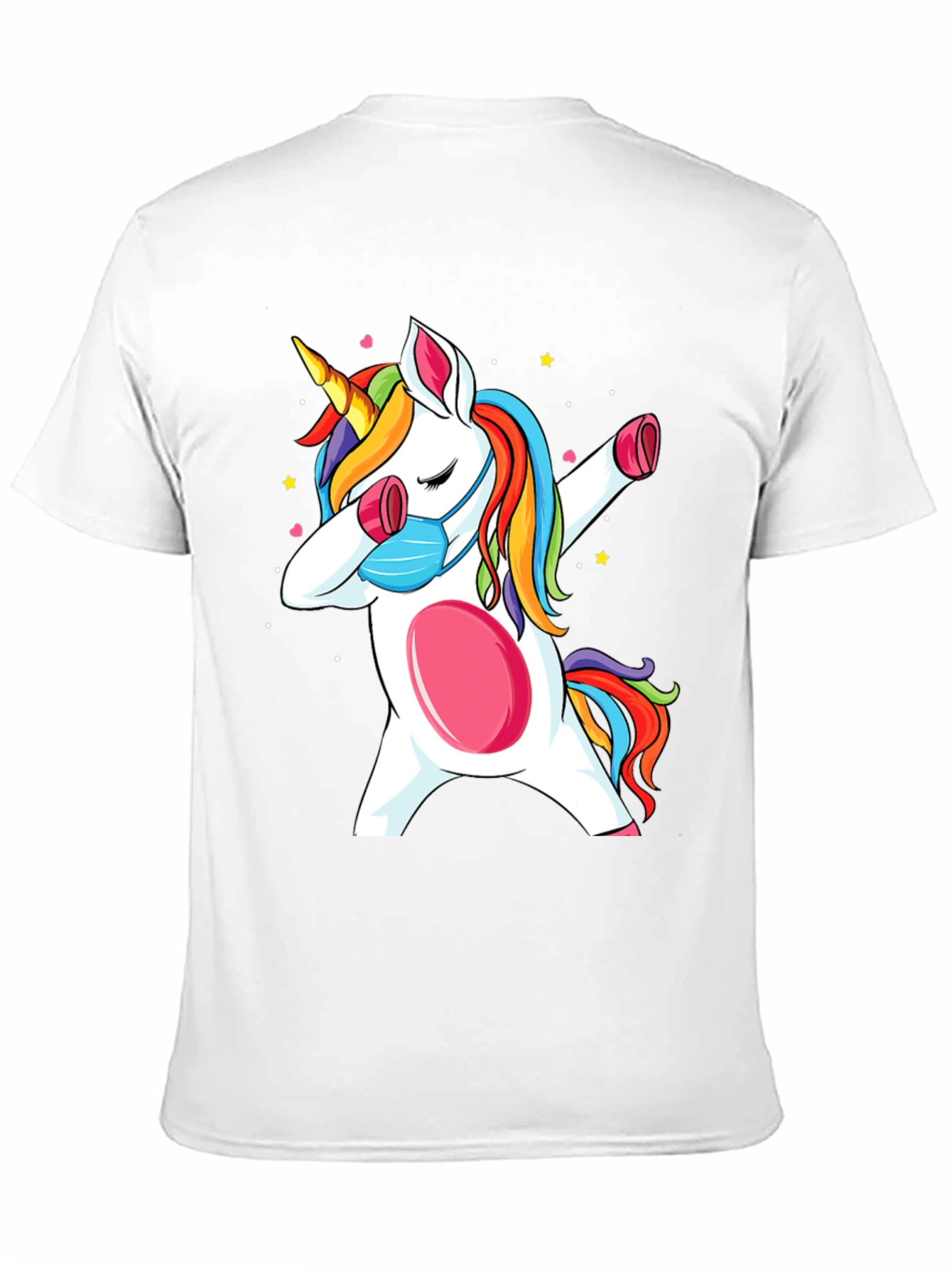 Dabbing Unicorn Mask T-Shirt