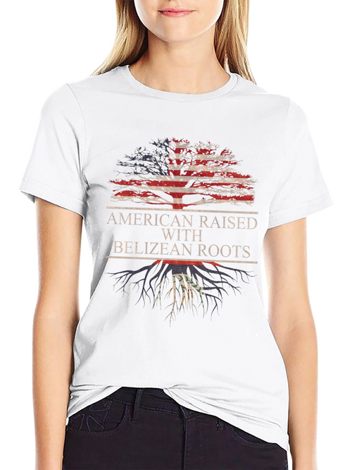 American Raised with Belizean Roots T-Shirt