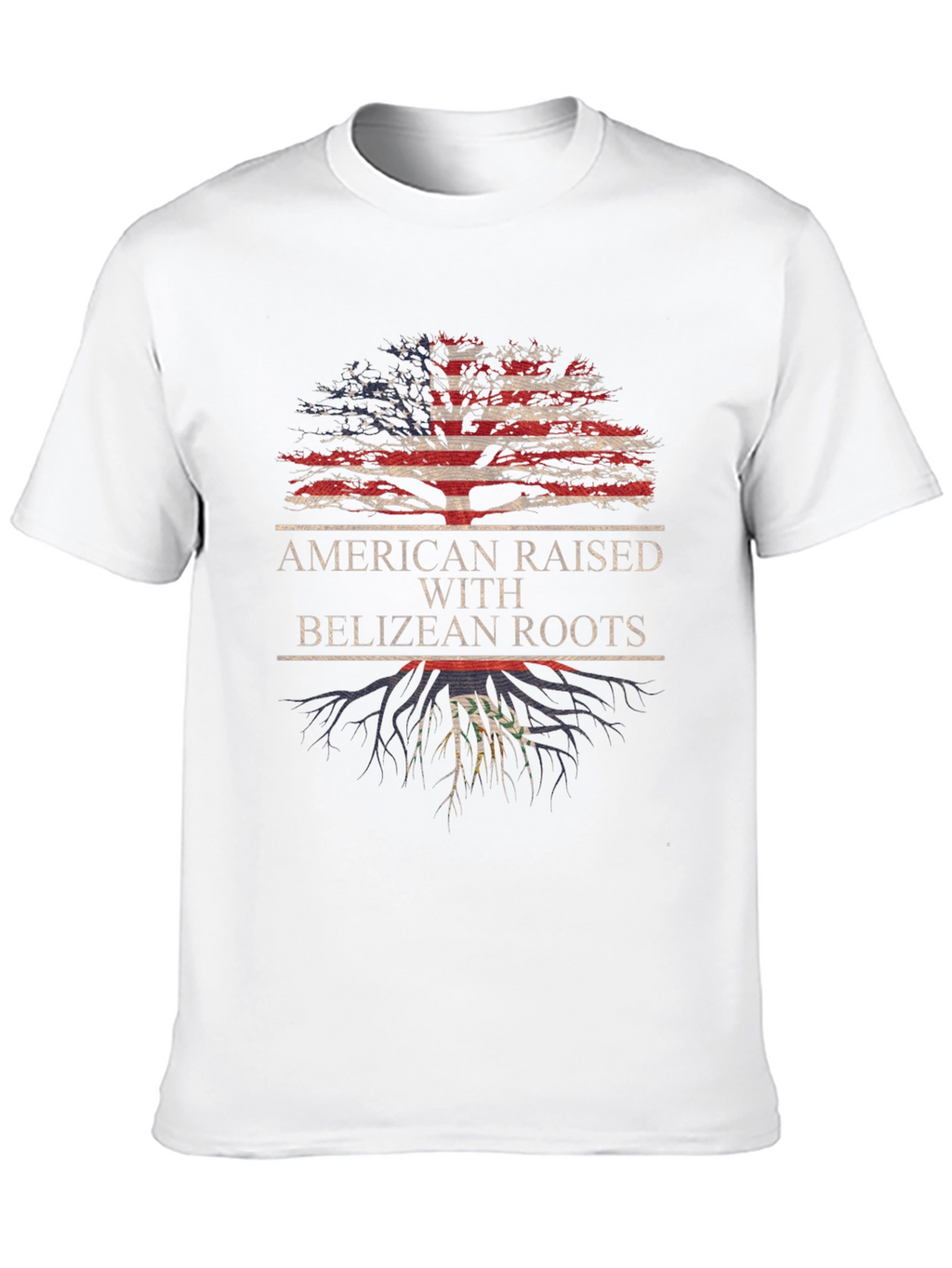 American Raised with Belizean Roots T-Shirt