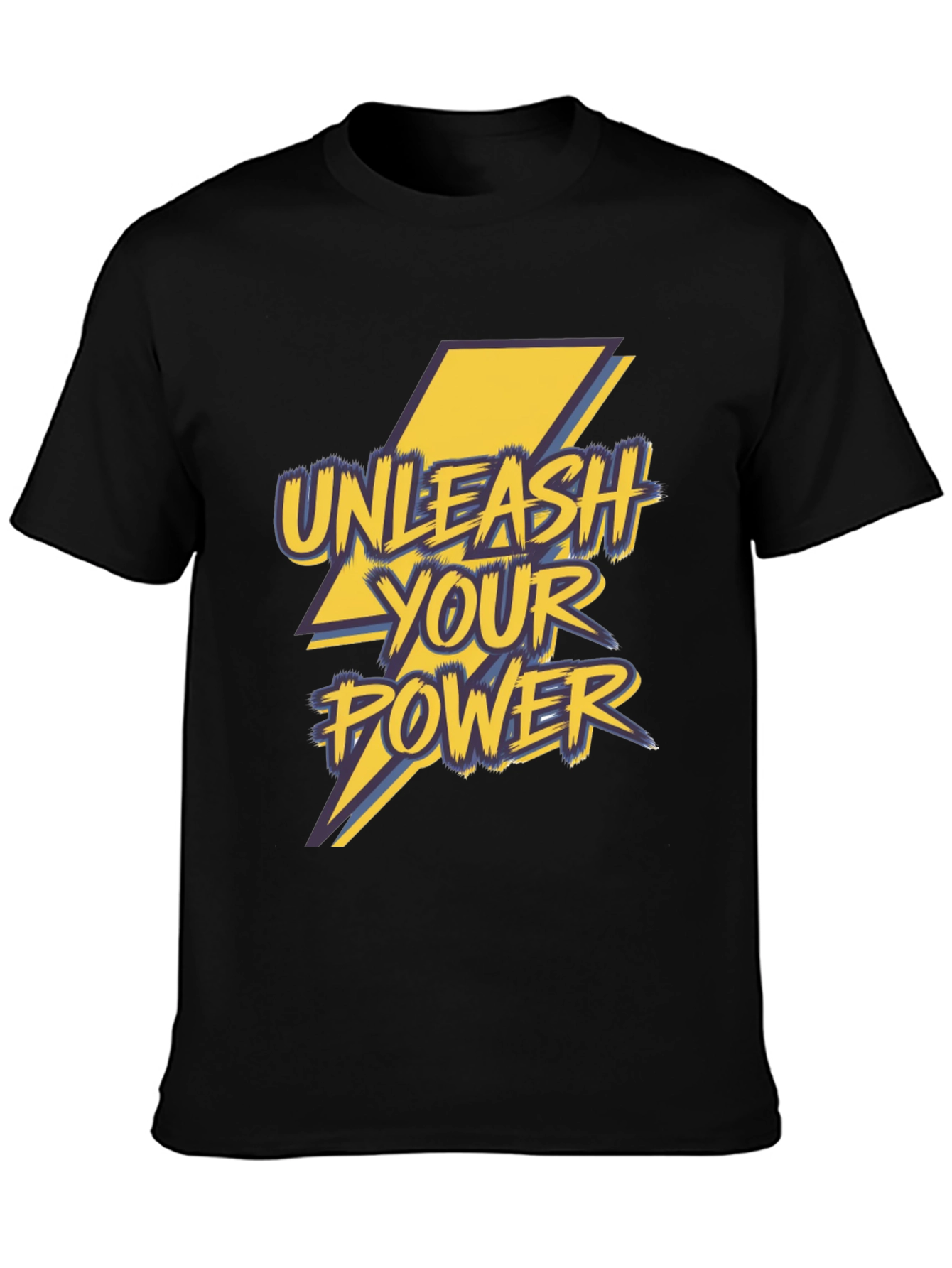 Unleash Your Power Graphic T-Shirt - Black