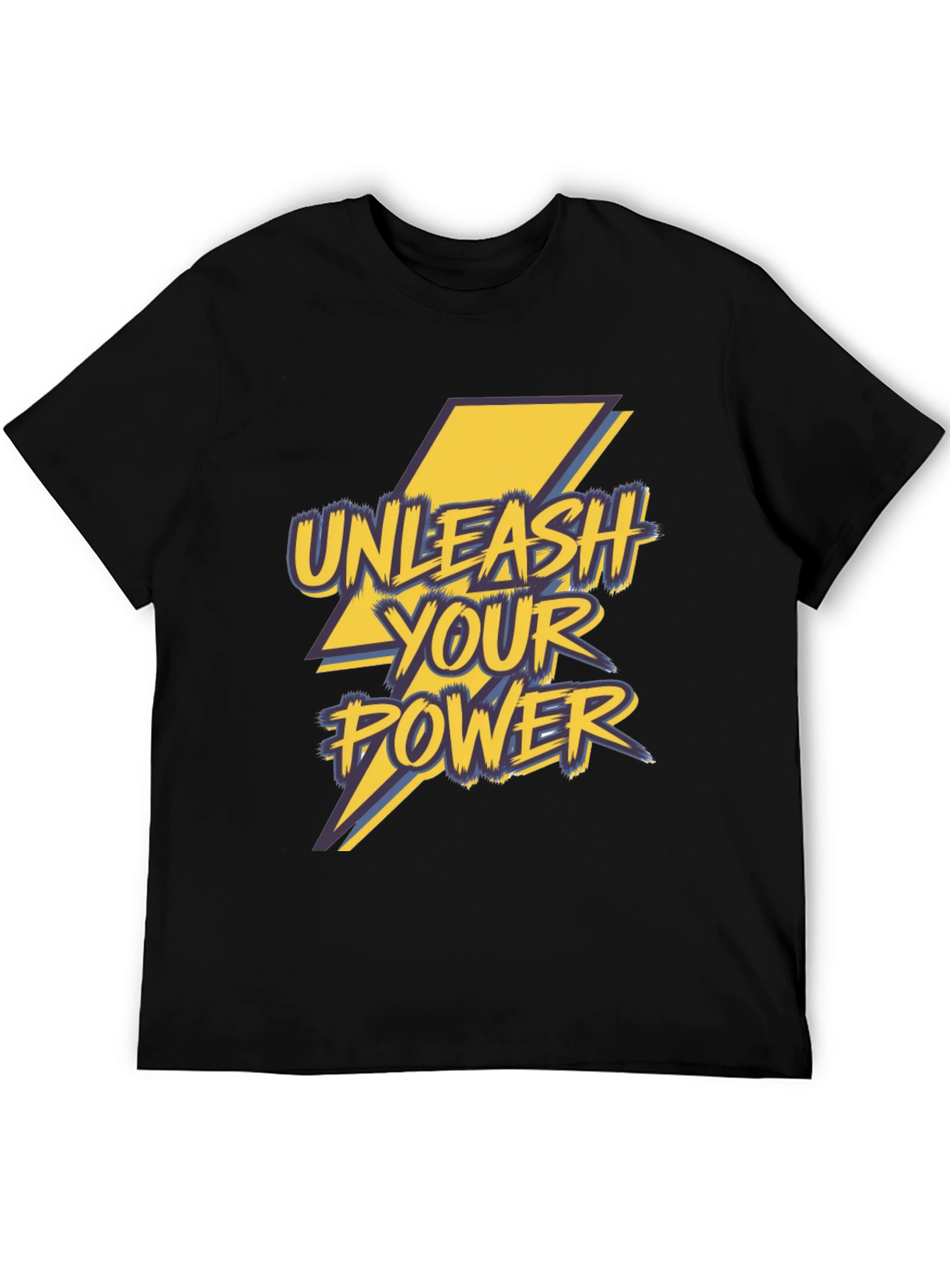 Unleash Your Power Graphic T-Shirt - Black