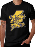 Unleash Your Power Graphic T-Shirt - Black