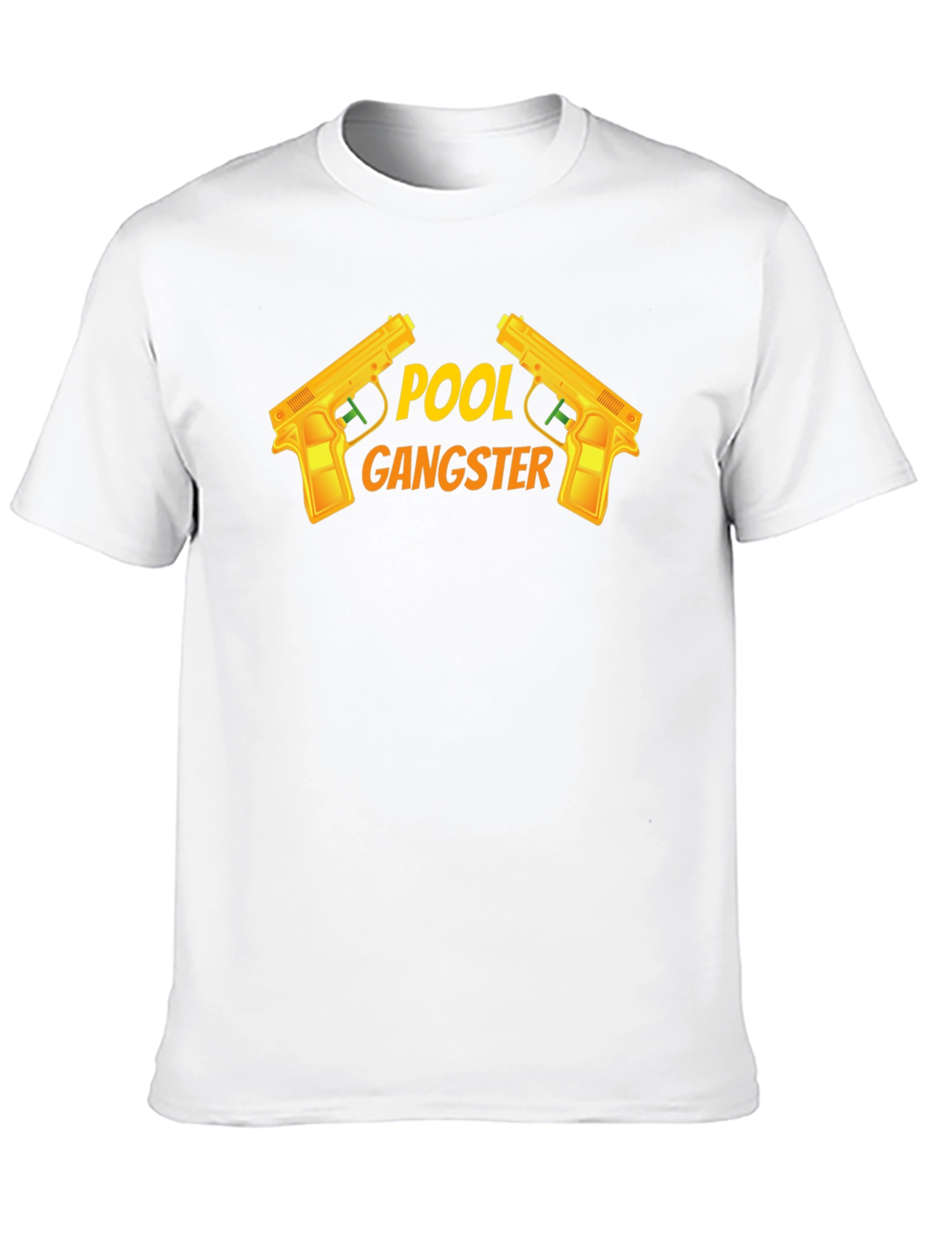 Pool Gangster Graphic T-Shirt - Black