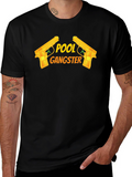 Pool Gangster Graphic T-Shirt - Black