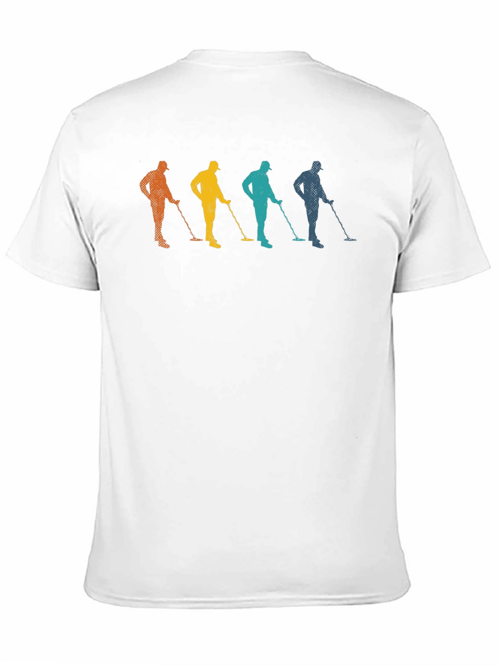 Retro Metal Detector T-Shirt Treasure Hunting Tee