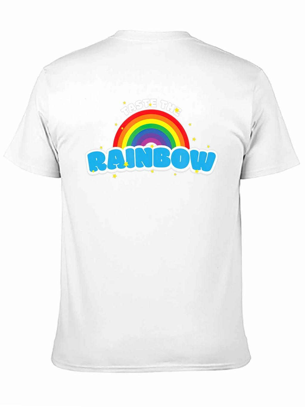 Taste the Rainbow Graphic Tee - Black Cotton Blend