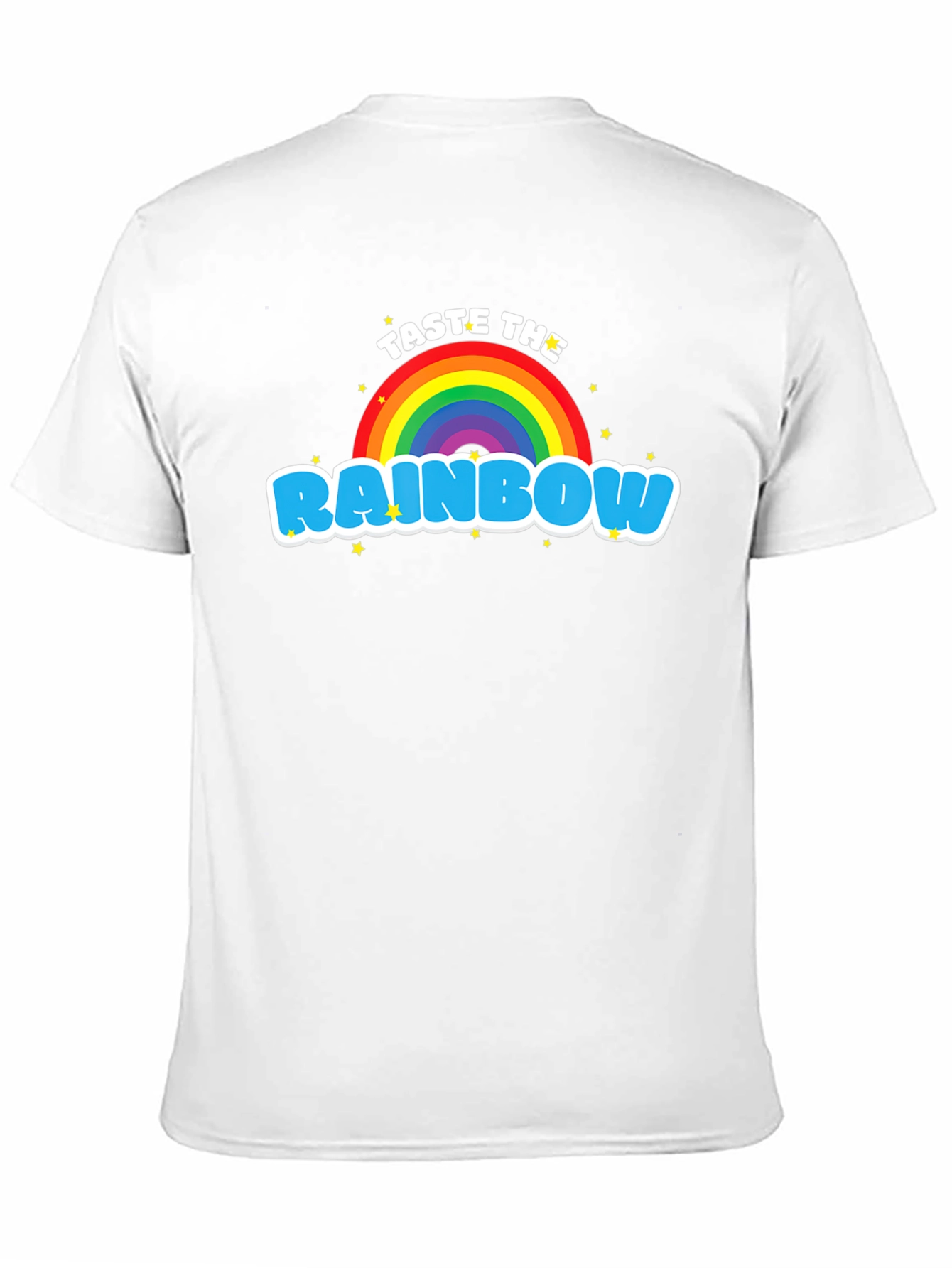 Taste the Rainbow Graphic Tee - Black Cotton Blend
