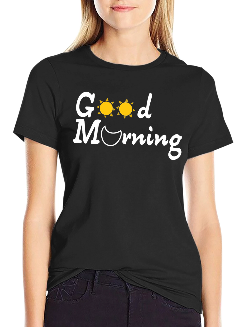 Good Morning Graphic Tee - Soft Cotton Blend