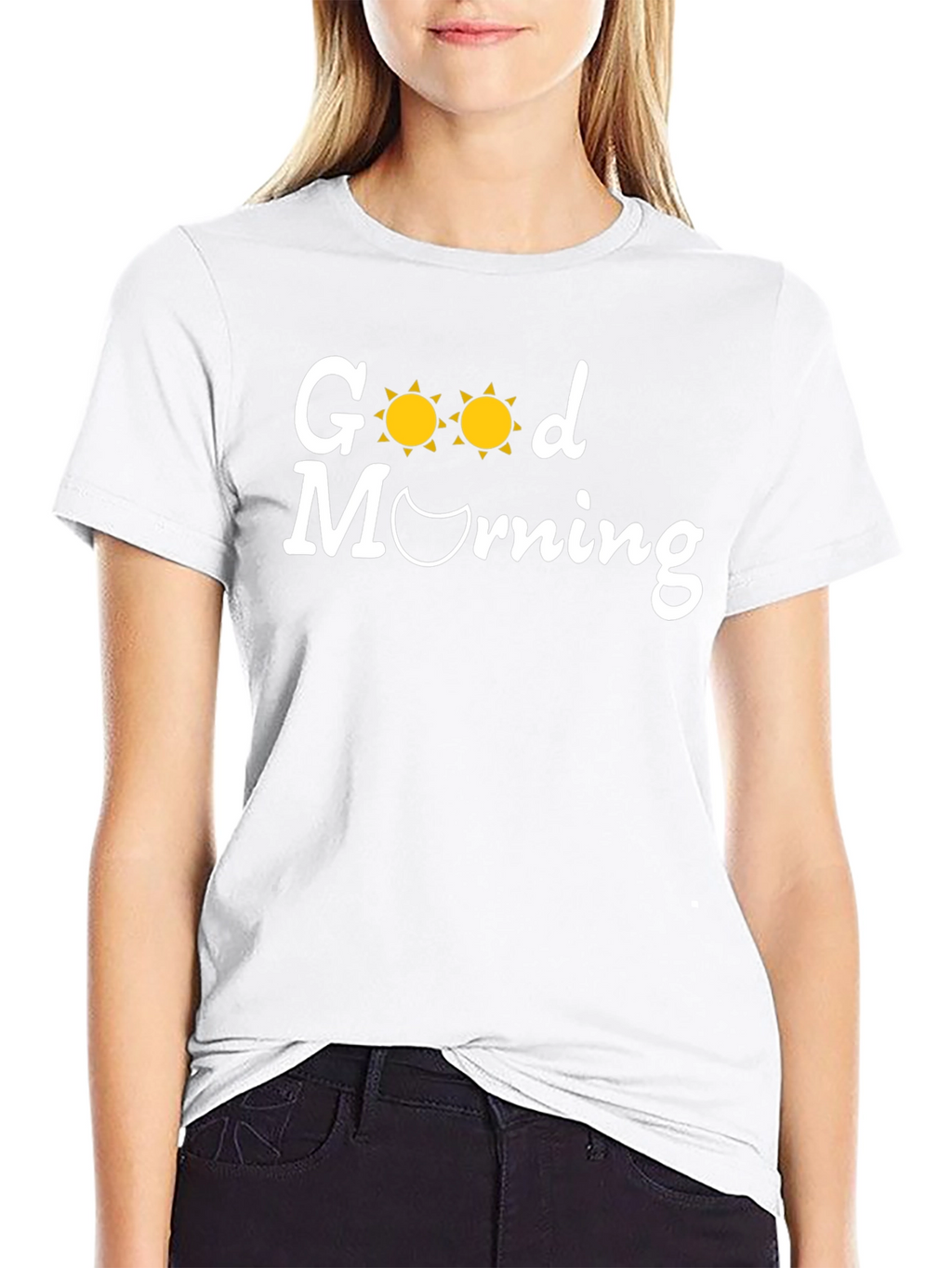 Good Morning Graphic Tee - Soft Cotton Blend