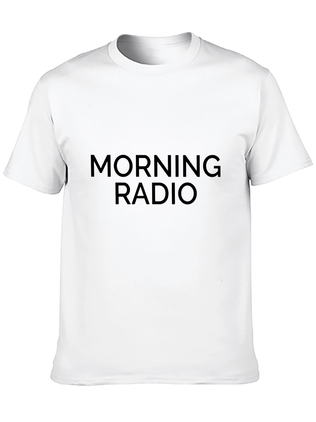 Morning Radio Black T-Shirt