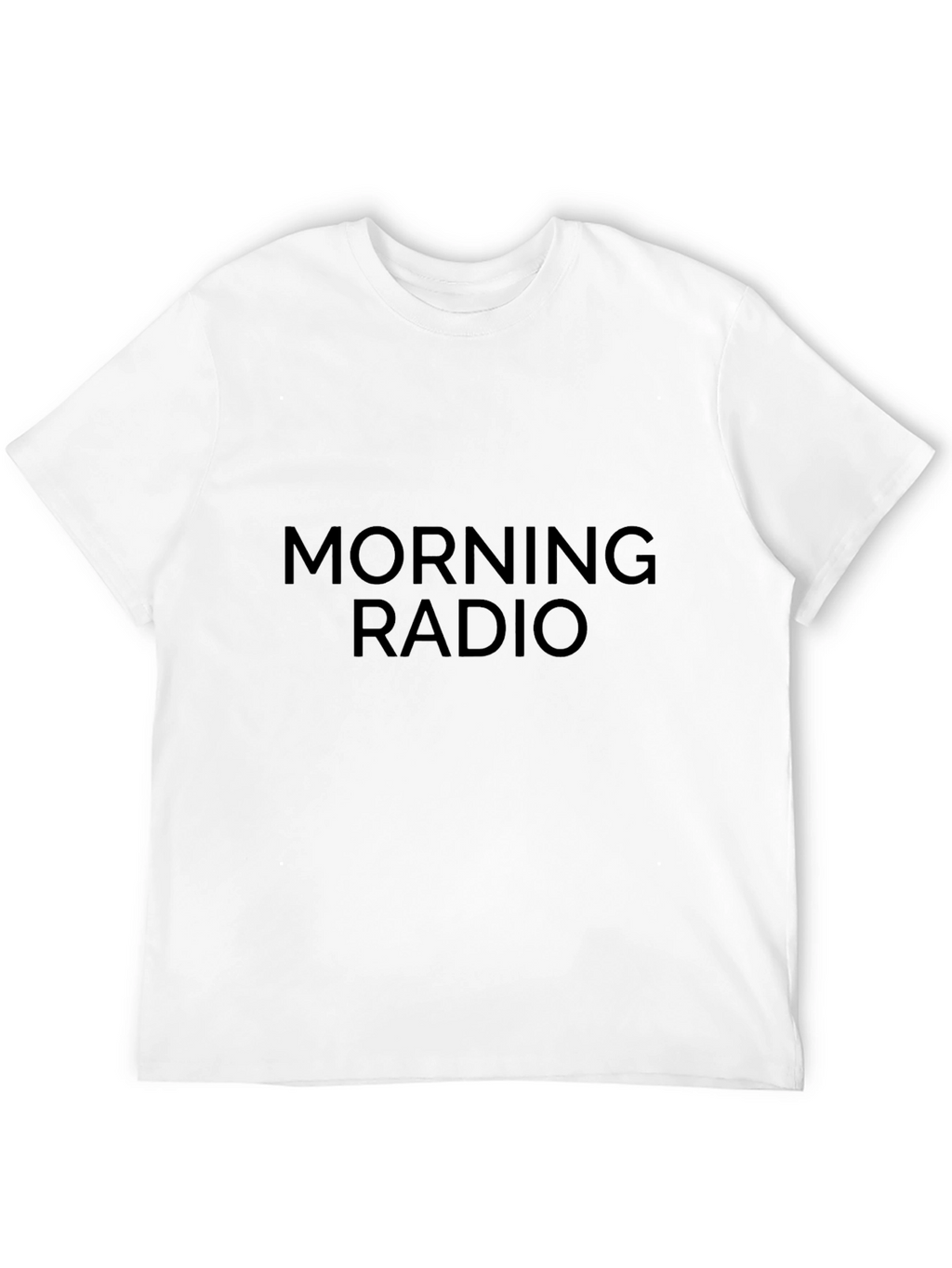 Morning Radio Black T-Shirt