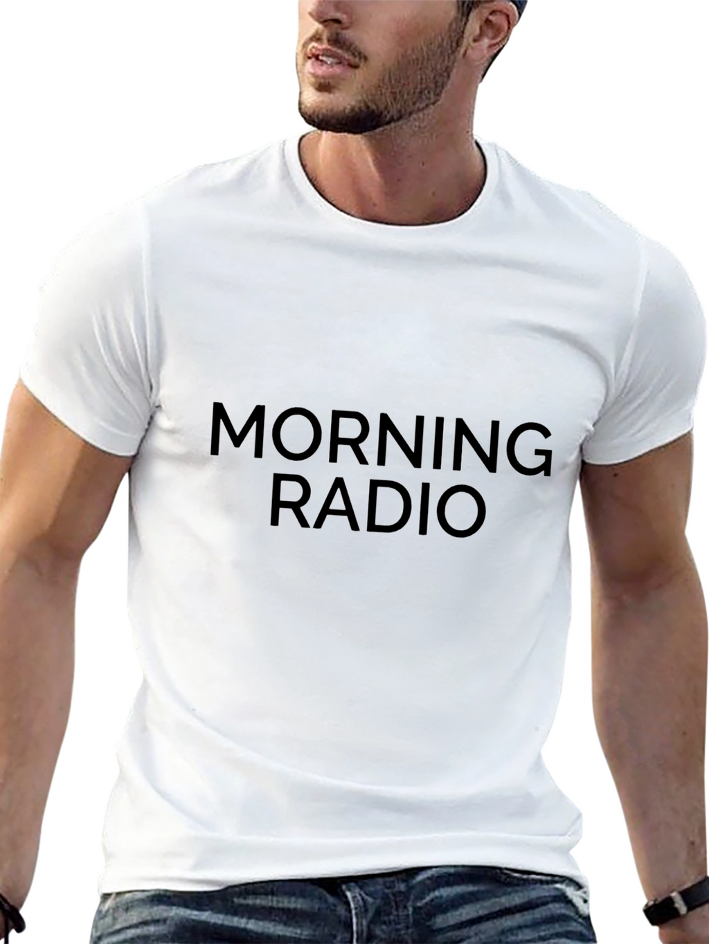 Morning Radio Black T-Shirt