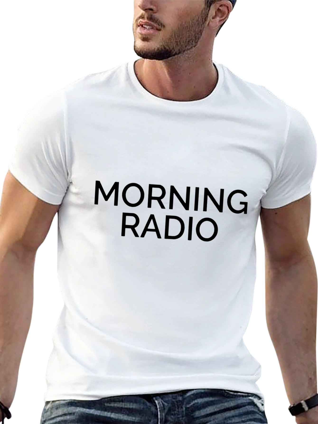 Morning Radio Black T-Shirt