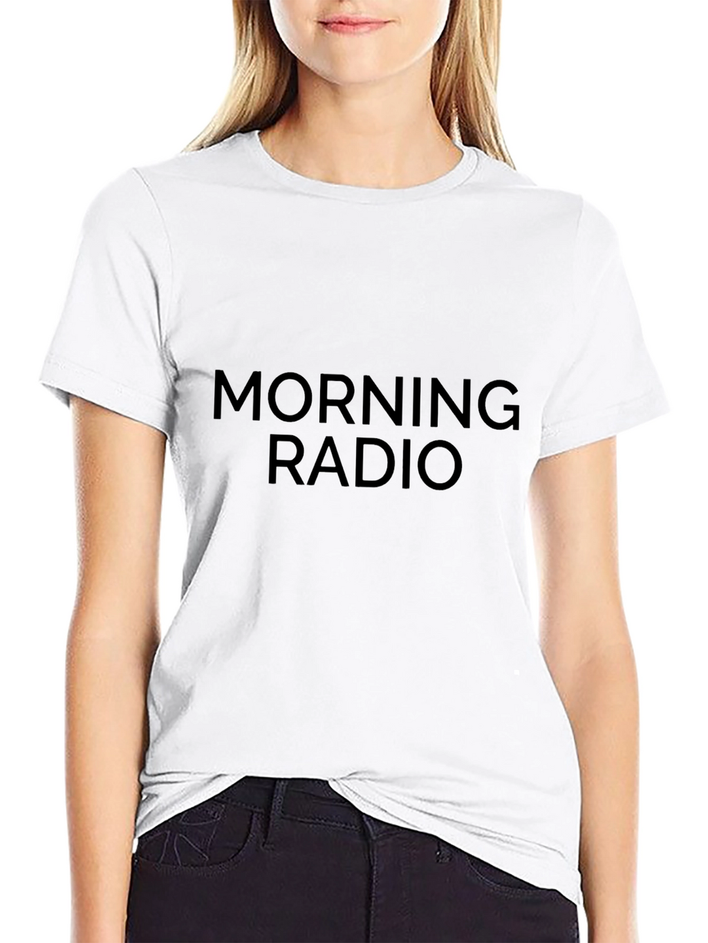 Morning Radio Black T-Shirt