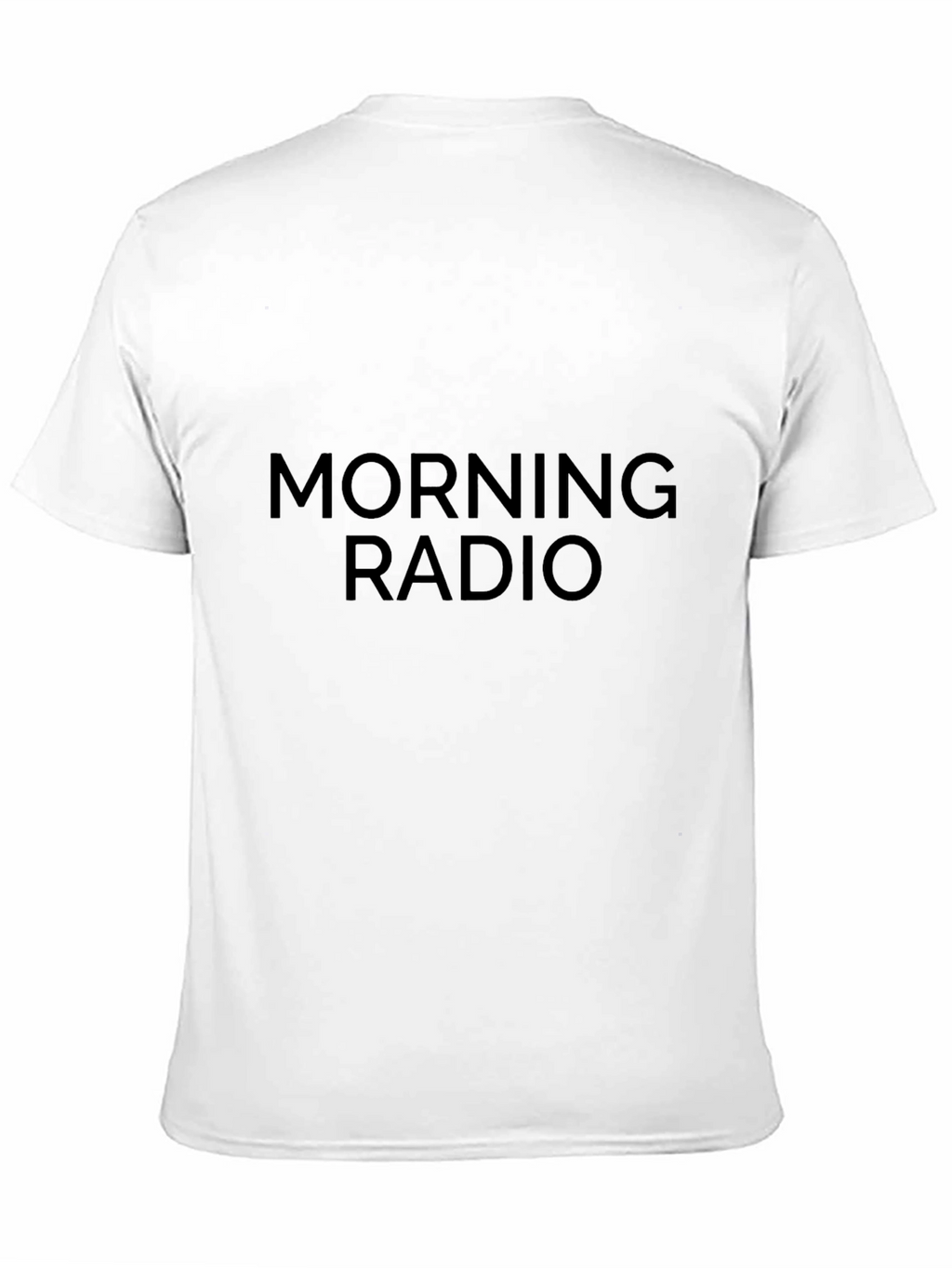Morning Radio Black T-Shirt