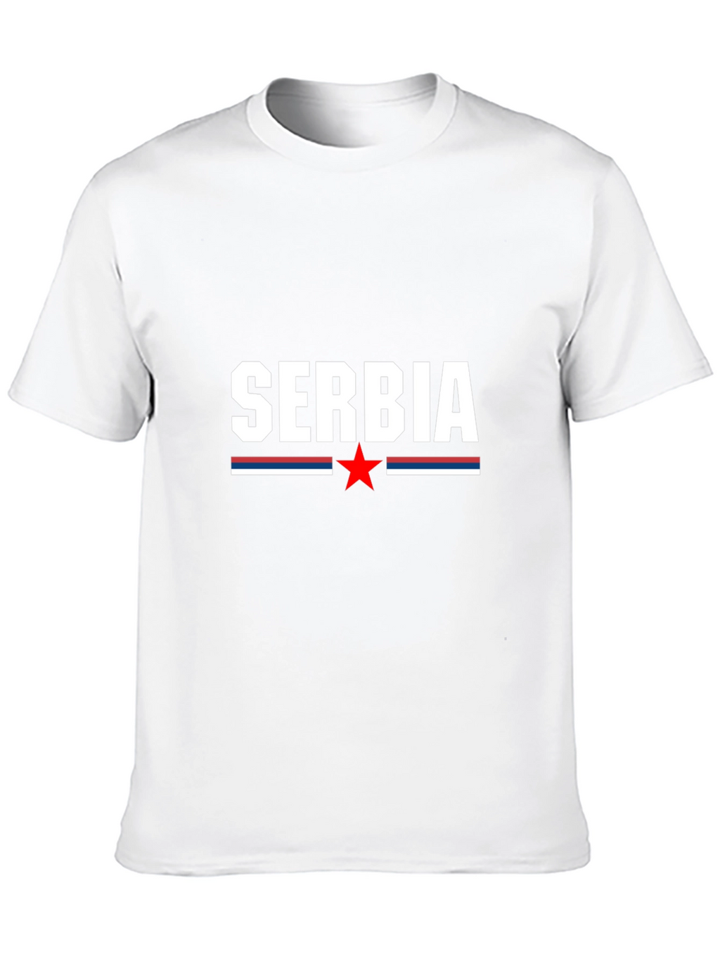 Serbia Pride T-Shirt - Black Cotton Tee