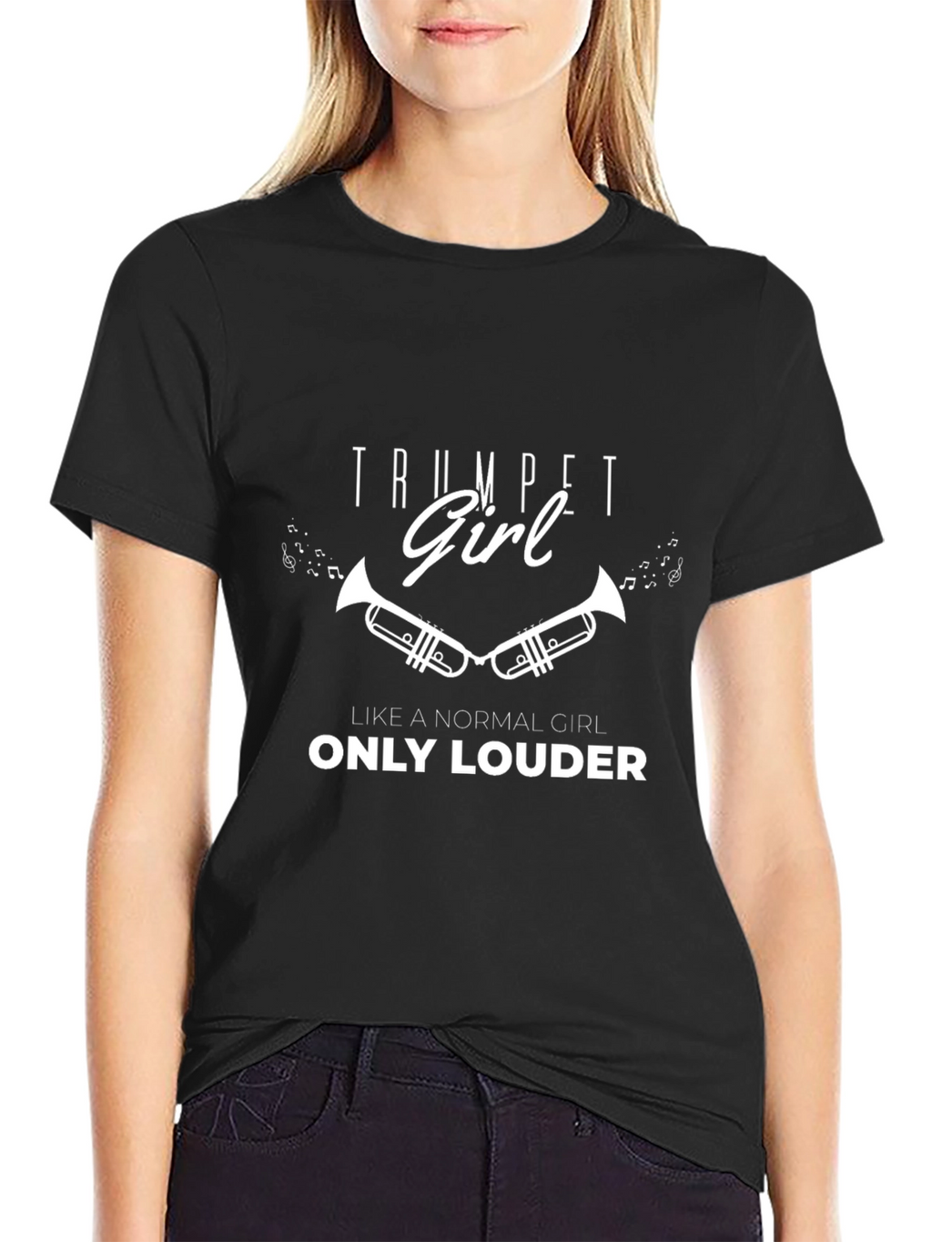Trumpet Girl T-Shirt: Only Louder Band Tee