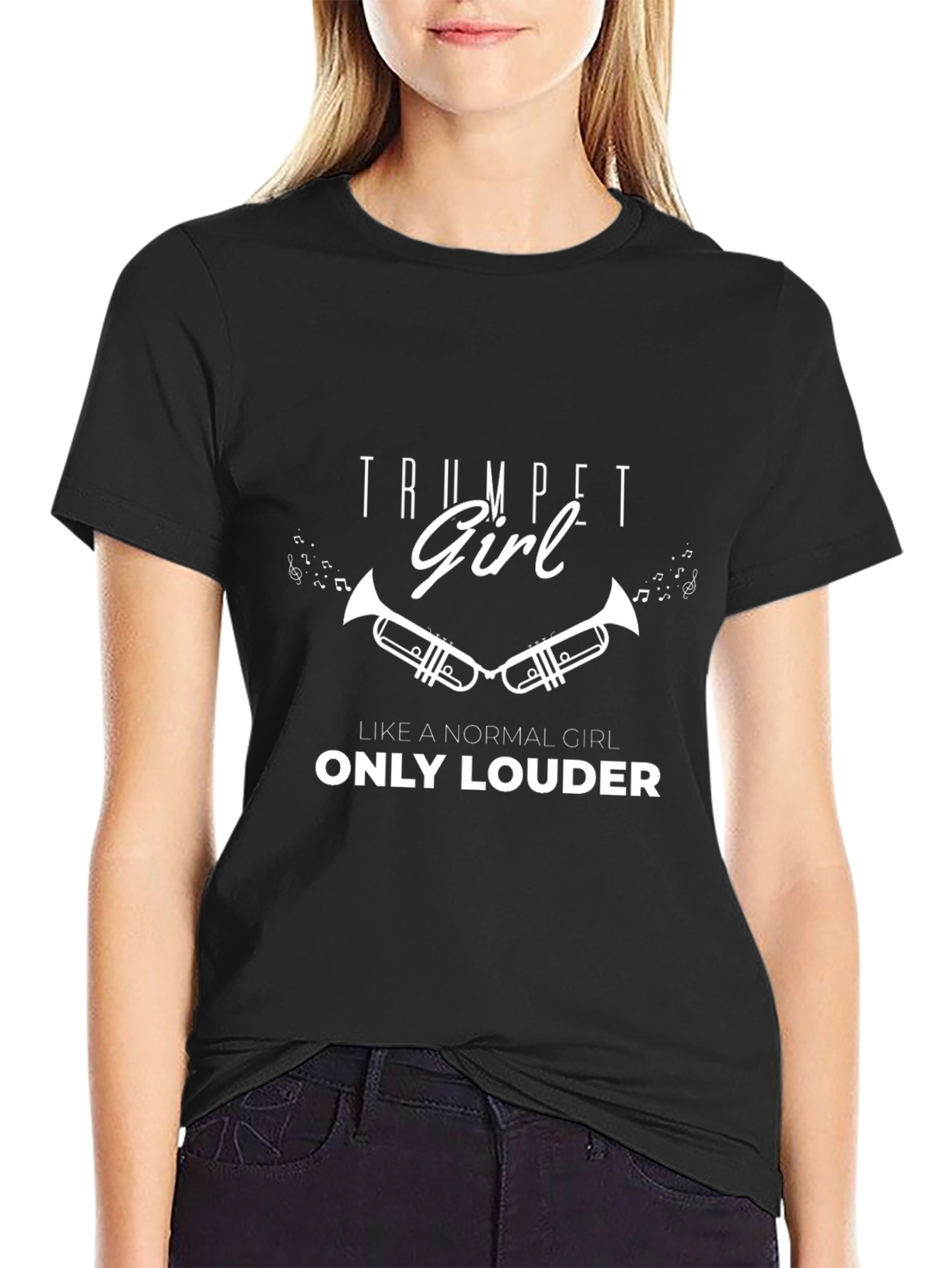 Trumpet Girl T-Shirt: Only Louder Band Tee