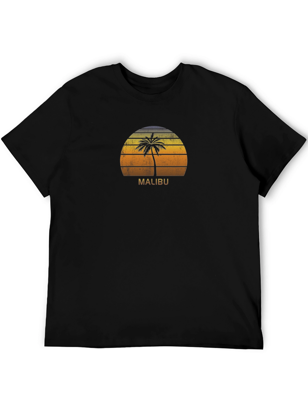 Malibu Palm Tree Sunset Graphic Tee