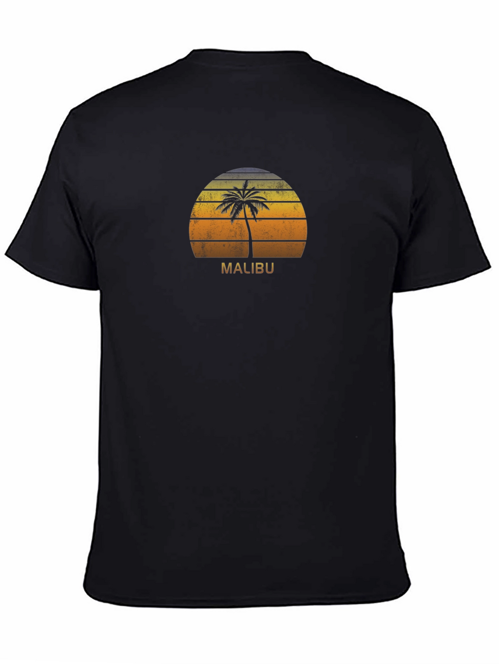 Malibu Palm Tree Sunset Graphic Tee
