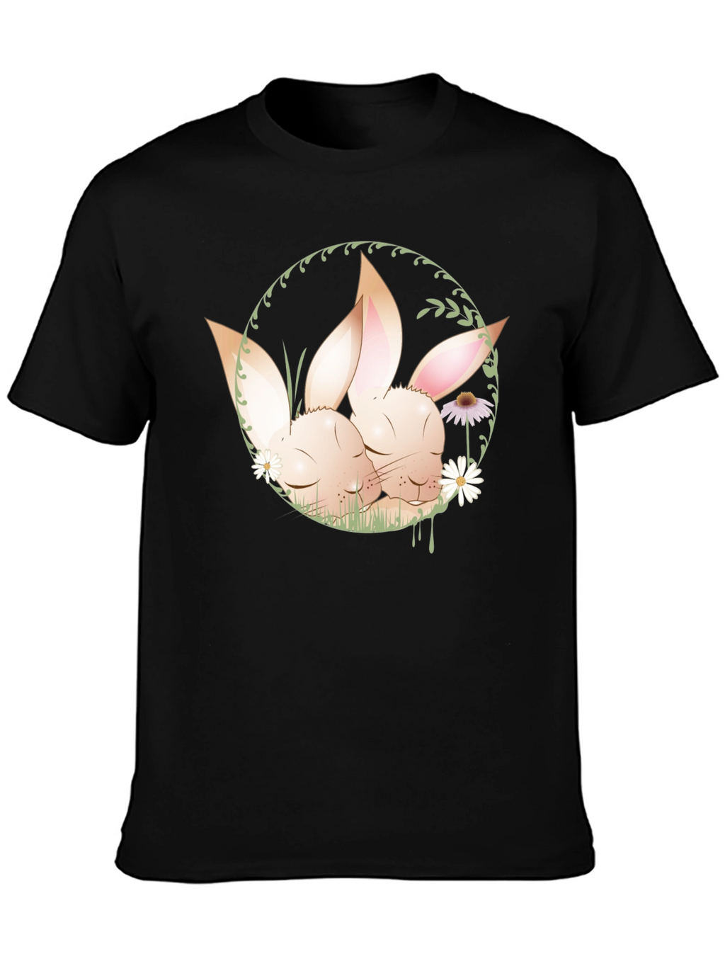 Bunny Love Graphic T-Shirt - Unisex Soft Cotton Tee