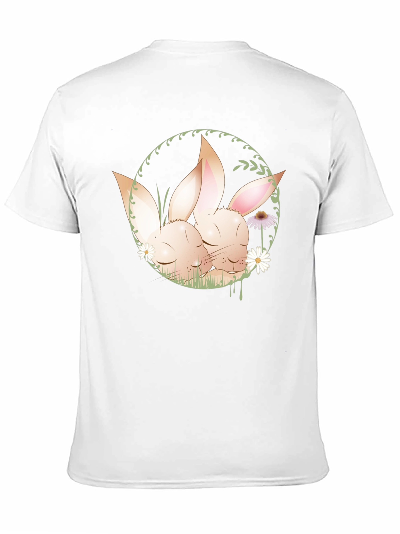 Bunny Love Graphic T-Shirt - Unisex Soft Cotton Tee