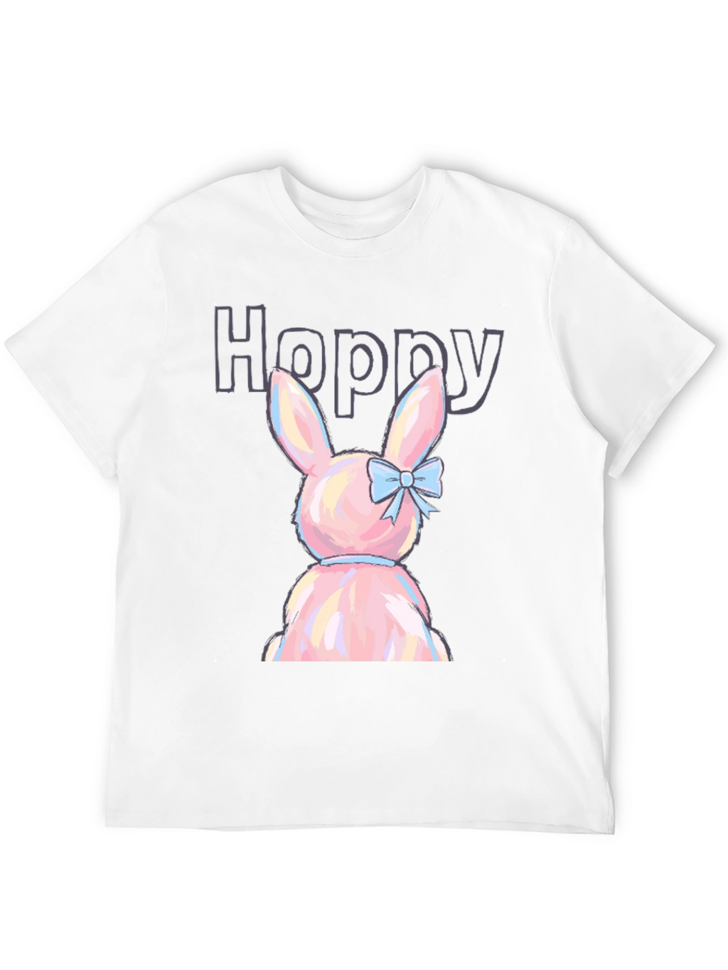 Hoppy Easter Bunny Graphic T-Shirt