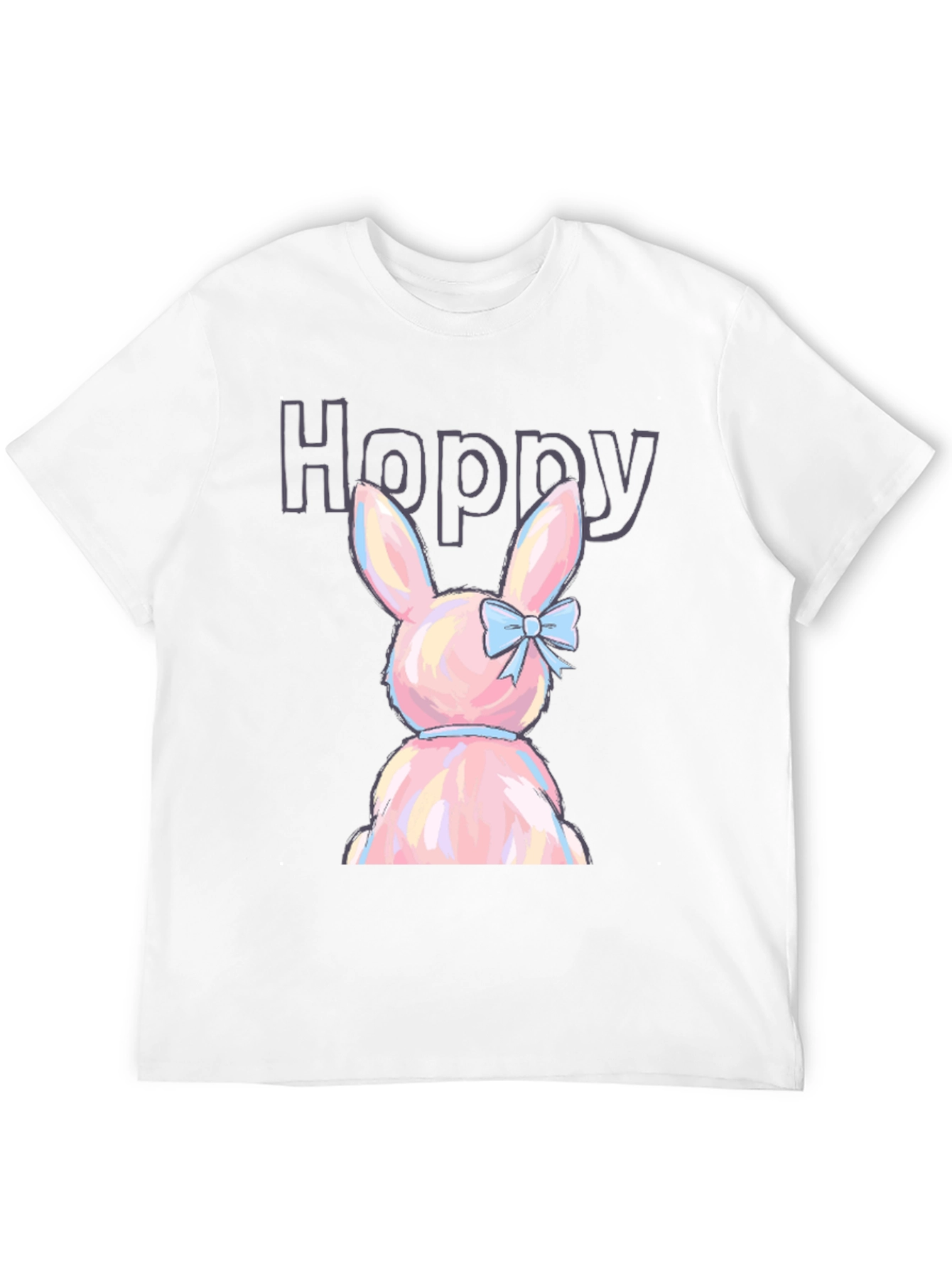 Hoppy Easter Bunny Graphic T-Shirt