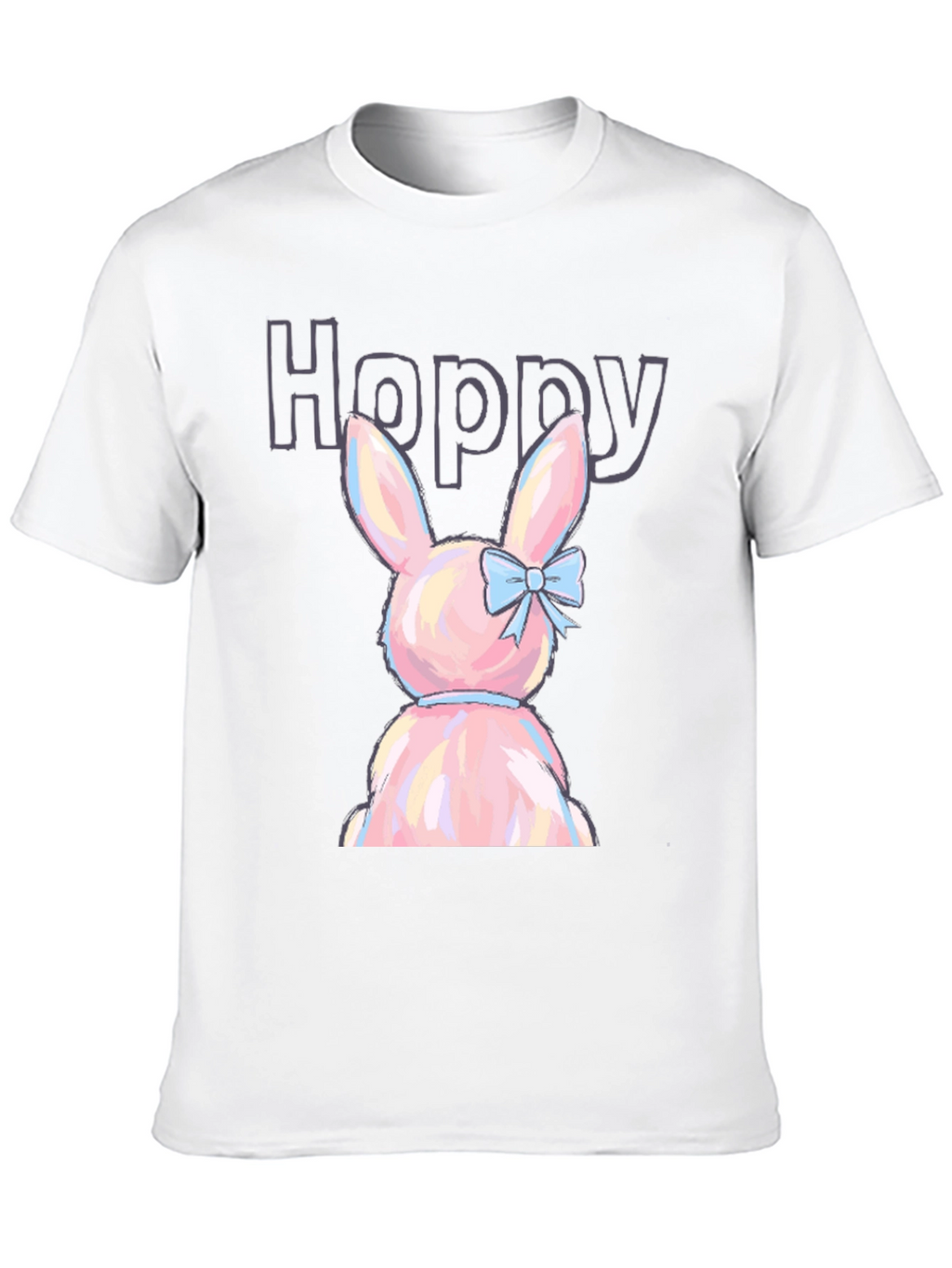 Hoppy Easter Bunny Graphic T-Shirt