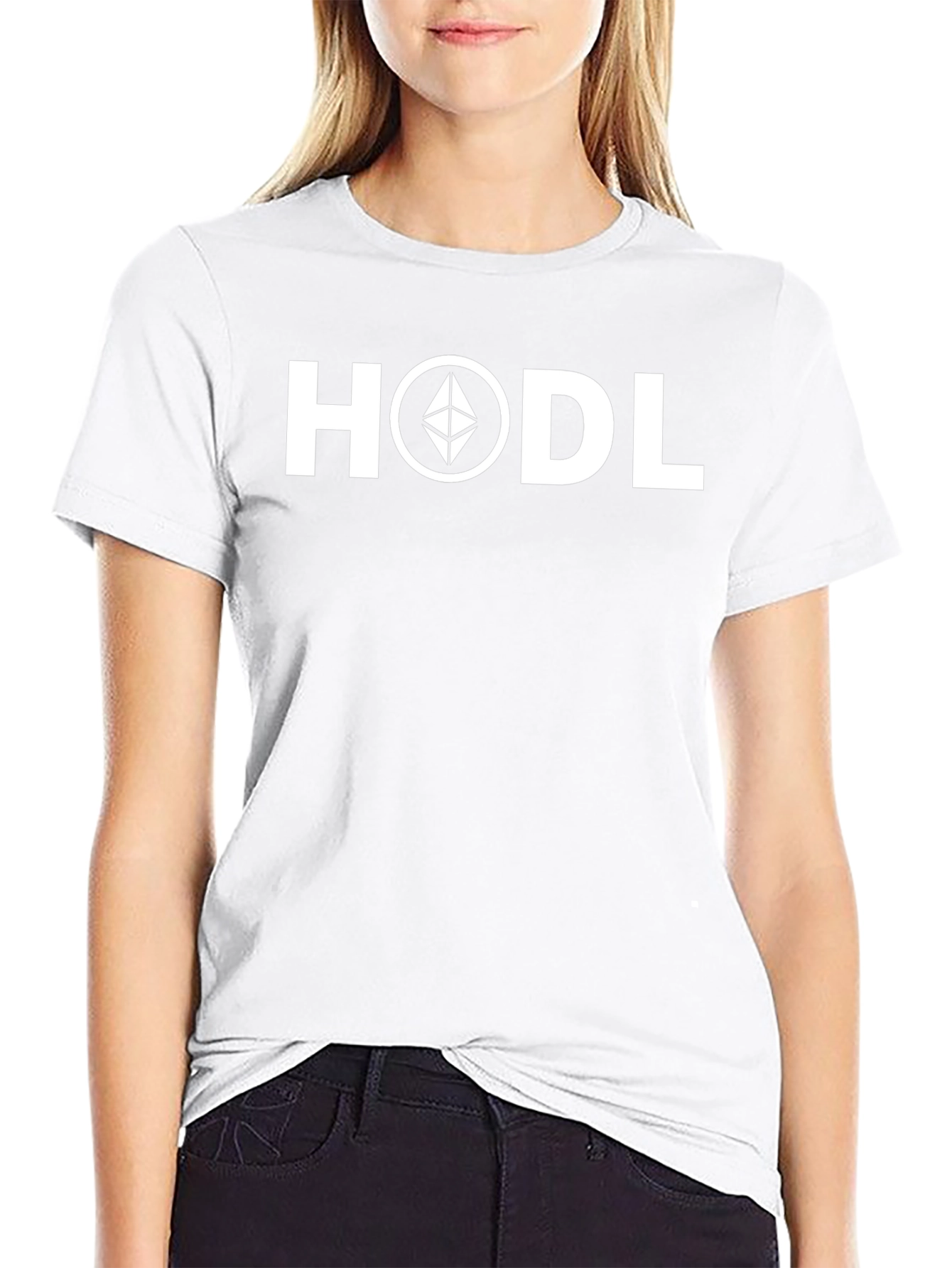 HODL Ethereum Crypto T-Shirt - Black