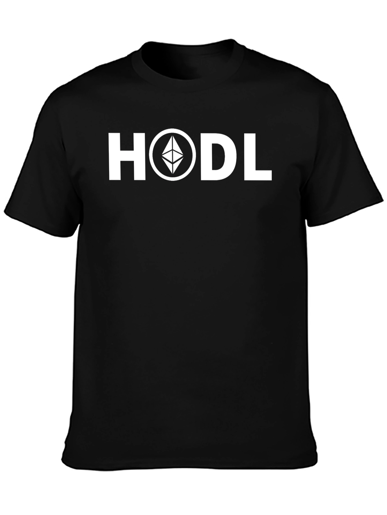 HODL Ethereum Crypto T-Shirt - Black