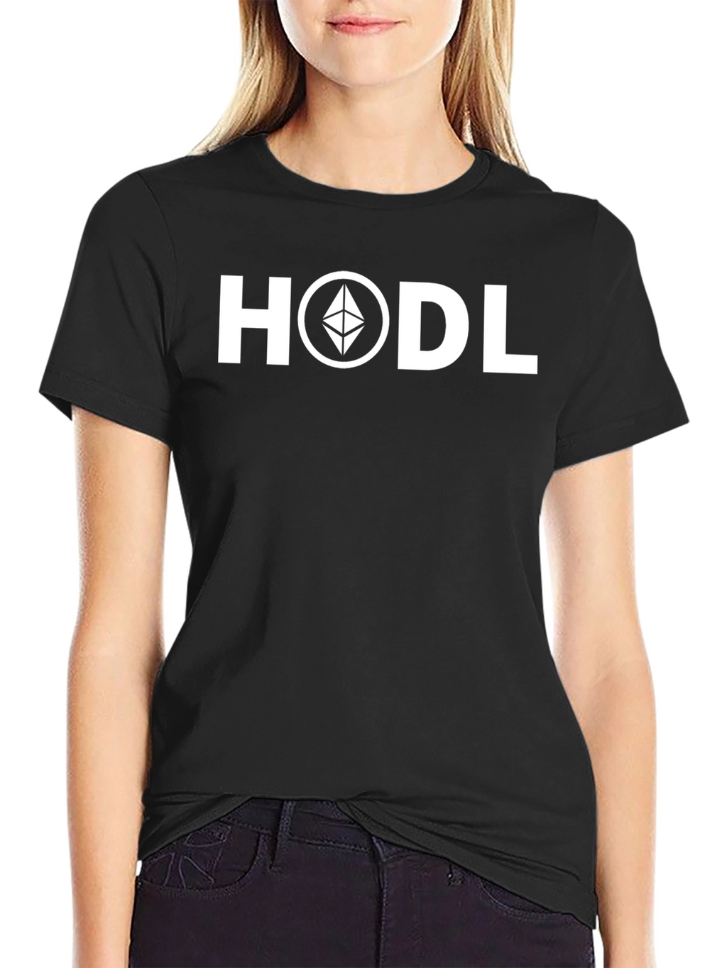 HODL Ethereum Crypto T-Shirt - Black