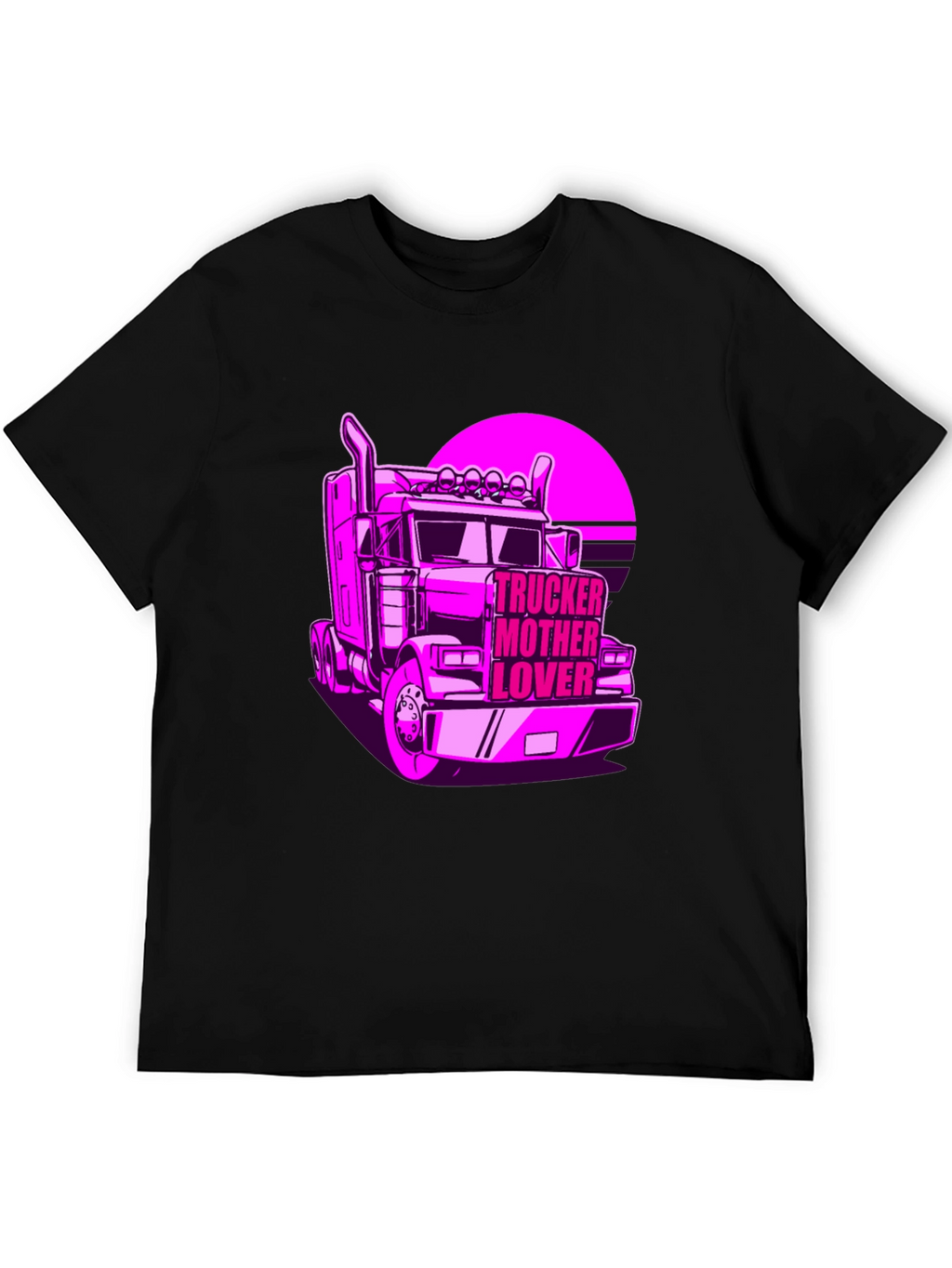 Trucker Mother Lover T-Shirt - Novelty Graphic Tee