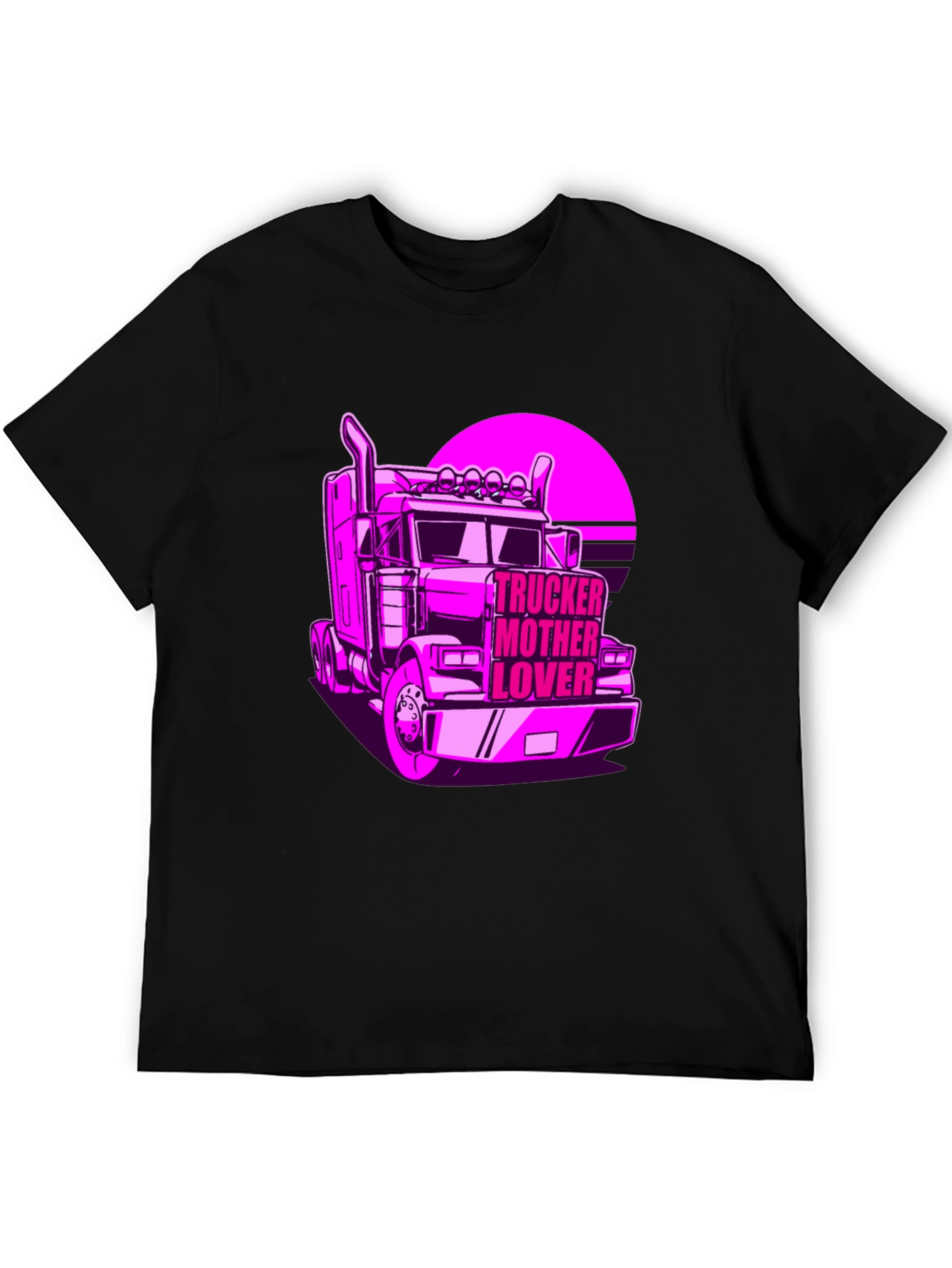 Trucker Mother Lover T-Shirt - Novelty Graphic Tee